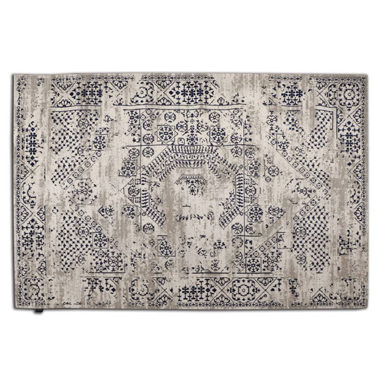 vidaXL Dutch Lifestyle Rug Durban Vintage Gray And Blue Wayfair.co.uk